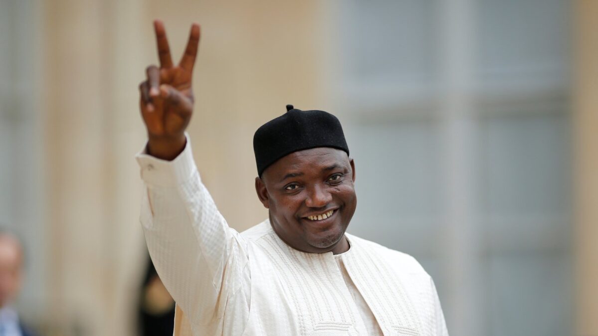 Dangerous speech alert President Barrow encourages supporters to stop opponents who attempt to influence voters at polls picture